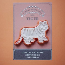 トラ　虎　 クッキー型 1枚目の画像