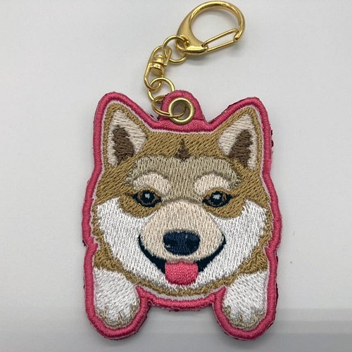 激安通販 刺繍 キーホルダー 犬 ハンドメイド チャーム Www Marinemastertrailers Com