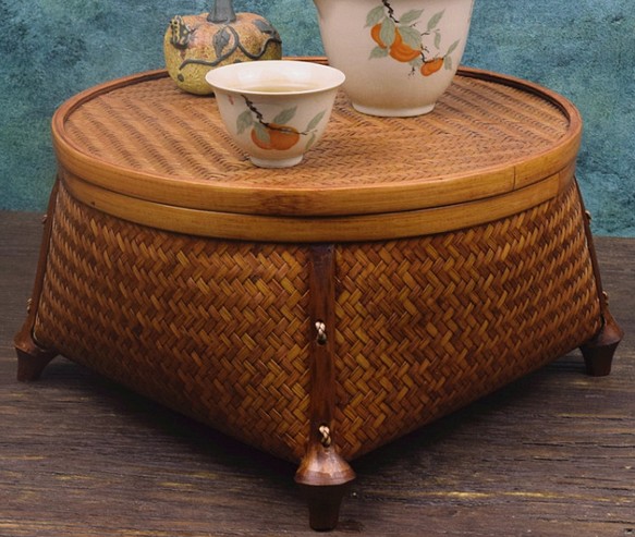 骨董品 手作りすす竹細工 再び値下げしました。茶道具 | www