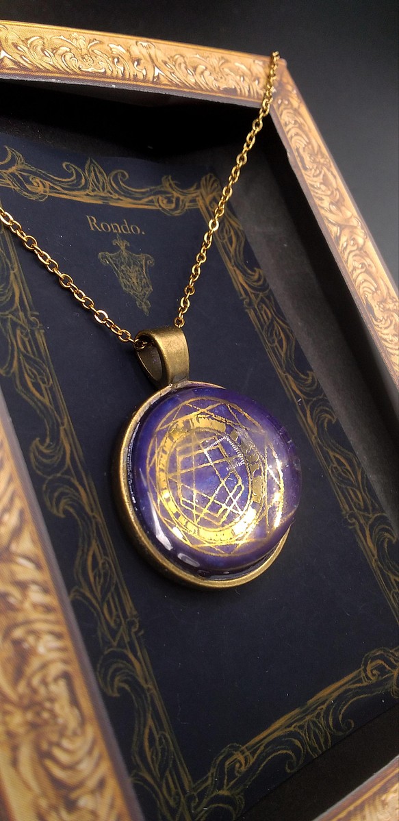 【魔法協会による魔力装身具】魔法陣刻印のペンダント《Magic circle pendant》
