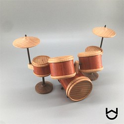 頑固な木製木製ドラム クリスマス ギフト 1枚目の画像