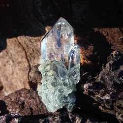 ガネーシュヒマール淡緑◆ヒマラヤ水晶36mm 1枚目の画像