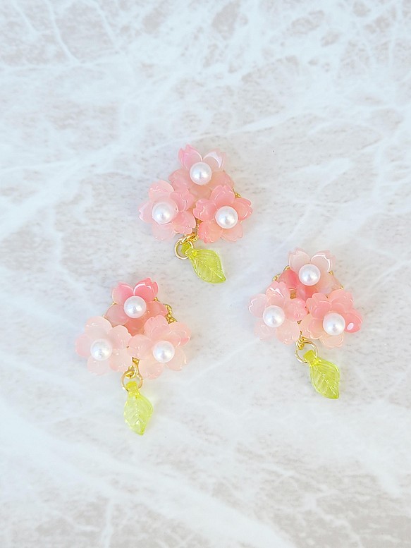 Sakura 櫻花面具夾磁鐵面具掛飾 第1張的照片