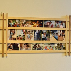 『さけわかめ様専用商品』好きな写真が飾れますセミオーダー木製壁掛けフォトフレーム　C 1枚目の画像