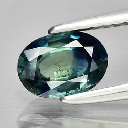 天然石 バイカラー サファイア ルース 1.03ct オーストラリア産 綺麗なグリーン・ブルーの色味！ 天然石 Shine-I-Stone｜天然石ルース  通販｜Creema(クリーマ) 13261497