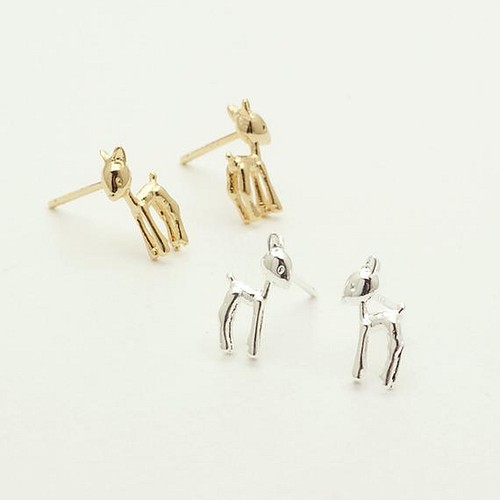 ハンドメイドピアス #1231 小ぶり レクダングル ピアス（その他