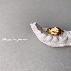 SV925】Teeth : Ring （Gold color）-