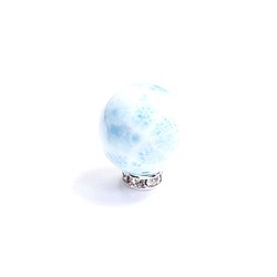 【優しいオーラ】現品一粒売り ラリマー ブルーペクトライト １６ミリ Ｌａ１１ ハンドメイド クォーツ カリブ海の宝石 1枚目の画像
