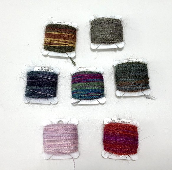 毛糸をちょっとずつ 極細2plyｘ7コセット 毛糸 qualityyarndownunder