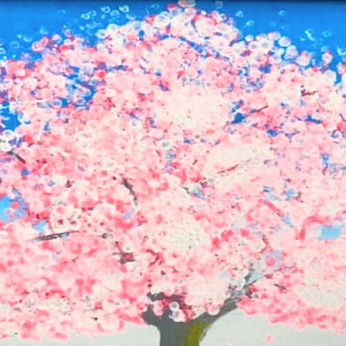 再販 春だ アート ポスター 春 桜 花 木 猫 風景画 水彩画 イラスト 絵 絵画 風水 インテリア 絵画 Ryu Art Shop 通販 Creema クリーマ ハンドメイド 手作り クラフト作品の販売サイト