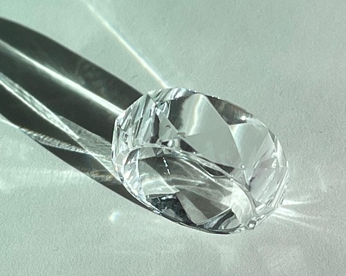 ガネーシュヒマール産ヒマラヤ水晶くり抜きリング 12.5号④ 指輪 
