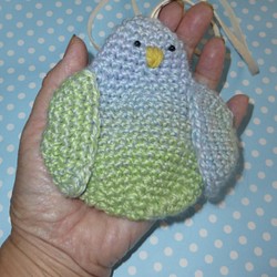 小鳥の手編みキーケース 1枚目の画像