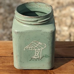 びんの鉢‐瓶をリメイクした植木鉢‐ 1枚目の画像