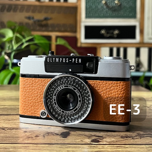 フィルムカメラ OLYMPUS PEN EE-3 オレンジ リメイク