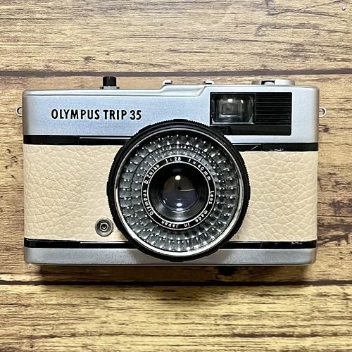 OLYMPUS TRIP35 アイボリー フィルムカメラ リメイクカメラ 写真 