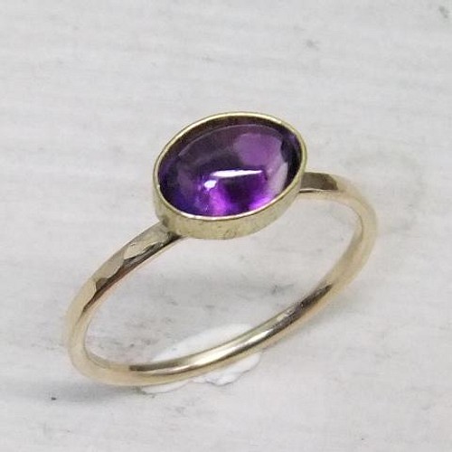 amethyst＊アンティーク調14kgf ring-