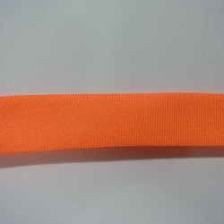両折れバイアステープ　ネオンカラー　蛍光色　オレンジ　15ｍｍ巾ｘ3mｾｯﾄ 1枚目の画像