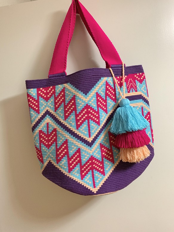 wayuu bag コロンビア製 トートバッグシングルスレッド www.vetrepro.fr