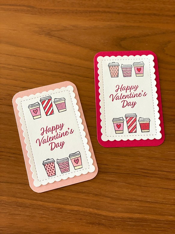 バレンタインカード(2枚セット) 1枚目の画像