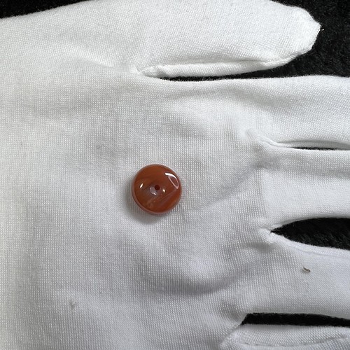 天然石南紅瑪瑙平安ボタン/ドーナツ型13136/1.9g ブレスレット 