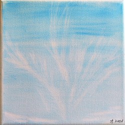 ヒーリングアート「空に舞う白龍の群れ」 1枚目の画像