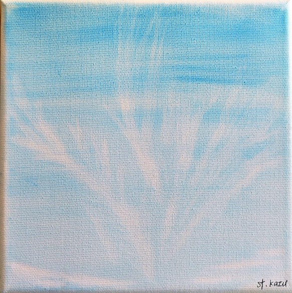 ヒーリングアート「空に舞う白龍の群れ」 1枚目の画像