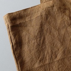 【6月初發貨】人字紋亞麻提花編織托特包|淺棕 第11張的照片