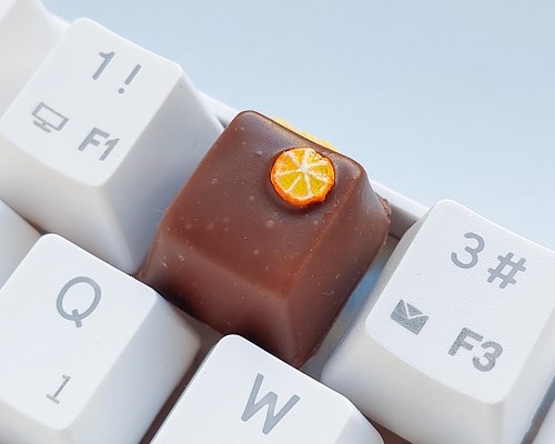 チョコなキーキャップ（オレンジ）Cherry mxスイッチ用 その他