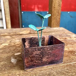 銅板造形作品]タコのオルゴール Octopus Music Box Made of Copper