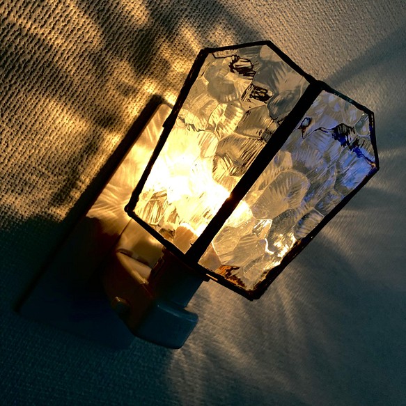 【送料無料】#1 フットランプ ステンドグラス モニュメント おやすみランプ 1枚目の画像