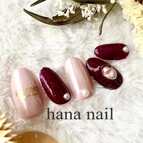 ミラーネイル コットンパール ミディアムオーバル ネイルチップ ネイルシール Hana Nail 通販 Creema クリーマ ハンドメイド 手作り クラフト作品の販売サイト