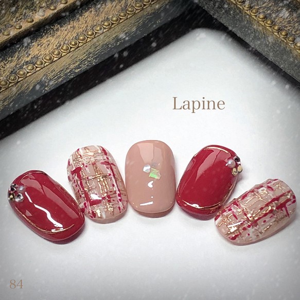 84 ネイルチップ くすみピンク ツイードネイル ミラーネイル バレンタイン 大人ネイル ネイルチップ ネイルシール Lapine 通販 Creema クリーマ ハンドメイド 手作り クラフト作品の販売サイト