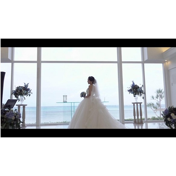 結婚式後写真や動画を映画のように編集します♪ 前撮り写真や結婚式で