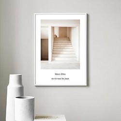 インテリア英文ポスター/シアーデザインが可愛い/素敵なフレーズをお部屋に一枚 1枚目の画像