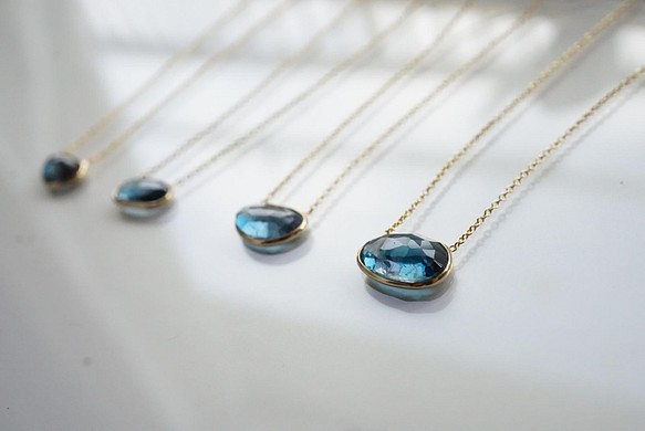 London Blue Topaz ロンドンブルートパーズネックレス sv925