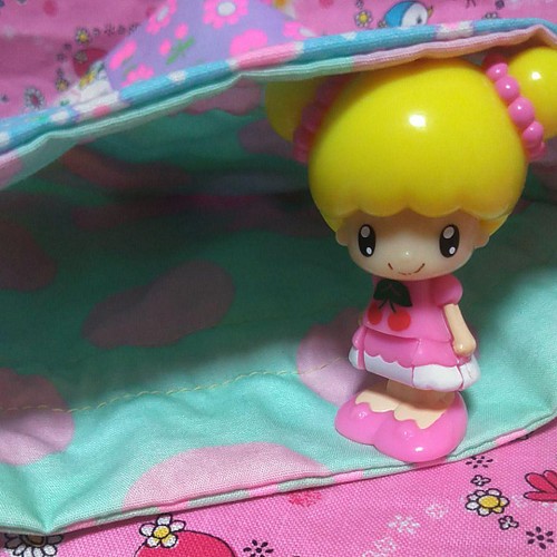 ハニーチューン♥巾着袋 ピンクス pinks パッチワーク 入園入学準備