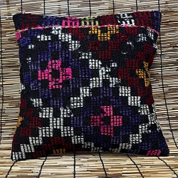 “カラフル‼︎”クッションカバートルコ手織りヴィンテージキリム732 1枚目の画像