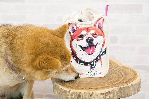 新作販売 柴犬大学-柴犬水筒バッグ飲料バッグアイスブルカップ柴犬文化的および創造的な商品ギフト 【保障できる】