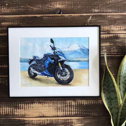 大好きな愛車 バイクの絵 絵画 Aloha Wind Factory 通販 Creema クリーマ ハンドメイド 手作り クラフト作品の販売サイト