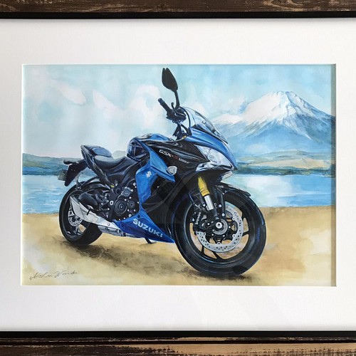 大好きな愛車 バイクの絵 絵画 Aloha Wind Factory 通販 Creema クリーマ ハンドメイド 手作り クラフト作品の販売サイト