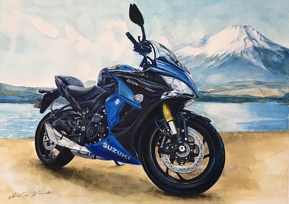 大好きな愛車・バイクの絵（A4）