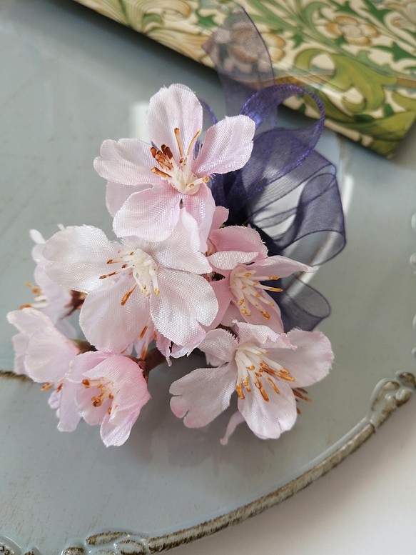 ティファニー サクラ フラワーブローチ シルバー 桜 さくら 花