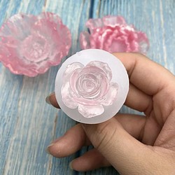 薔薇 バラ シリコンモールド ハンドメイド 作品 かわいい 花 1枚目の画像