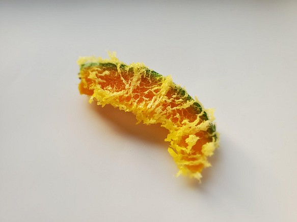 「かぼちゃ天ぷら」ほくほくの南瓜本物から型を作りました。 1枚目の画像
