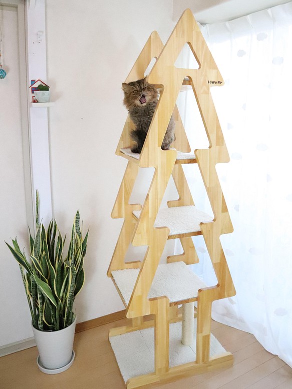 おしゃれ かわいい 木製キャットタワー Pmg4n ハウス 小屋 Pmg Cat Sfir 通販 Creema クリーマ ハンドメイド 手作り クラフト作品の販売サイト
