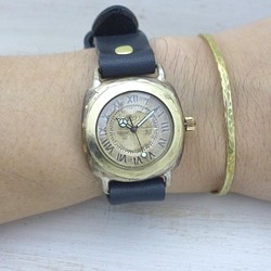 “Caramel Box-MB”33 毫米黃銅墊套手工手錶 [393] 第1張的照片