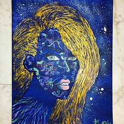 君をさがしにきたよ。」油絵 絵画 キャンバス インテリア 飾り物 絵画