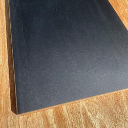素材　（大）ポストフォームカウンター（つや消し黒）　内装用建材　板　棚板　カウンター材 1枚目の画像