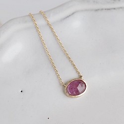 Sapphire necklace [OP745K10YG] 1枚目の画像