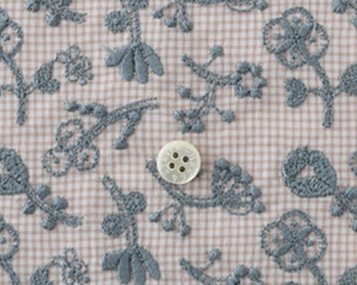 C&S ミナペルホネン フィールドオブフラワー 刺繍 フレンチブラウス-
